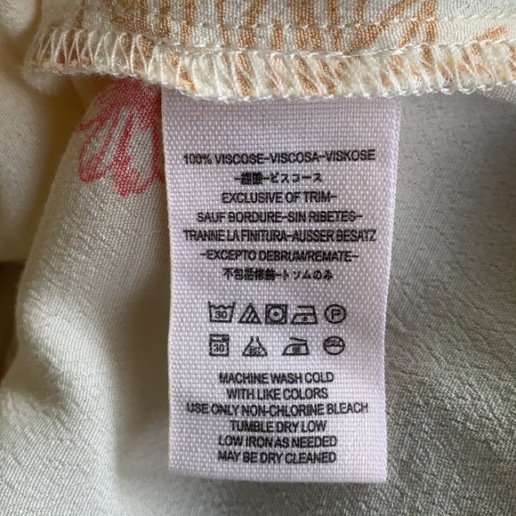 Free People Hawaii Mini Dress Cream Color Combo - Picture 13 of 13